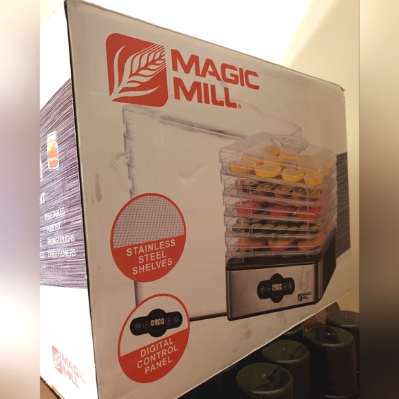 Magic Mill Kitchen Magic Mill Food Dehydrator Machine 5 Stackable